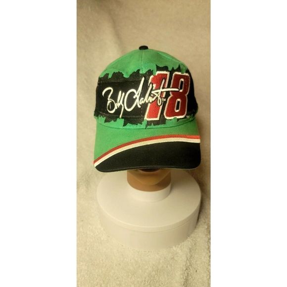Casquette Baseball Vintage DENTYNE RACING - Rouge Snapback Années 90, Labonte, Drapeau à Damier - Occasion